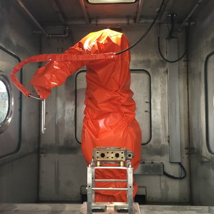 lavaggio e sbavatura